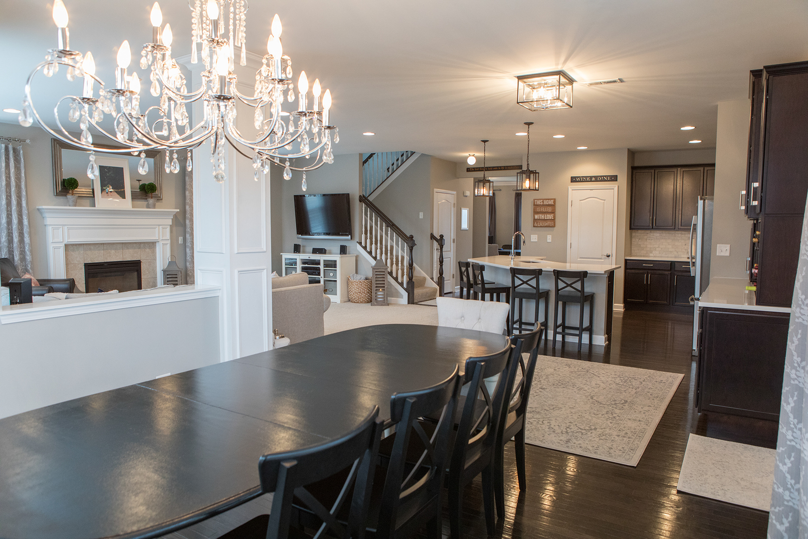 5718 Oak Ridge Way Lisle, IL 60532 - Photo 12 of 29 a view of a dining room with furniture and wooden floor
