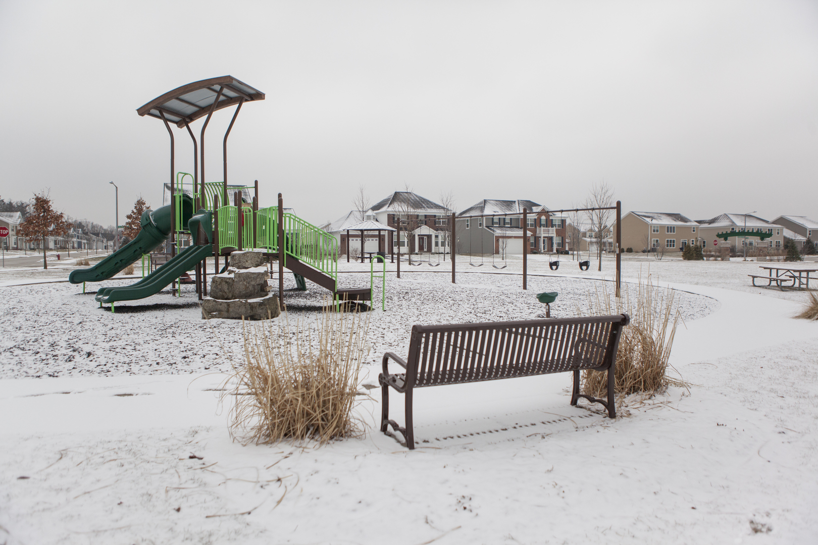 5718 Oak Ridge Way Lisle, IL 60532 - Photo 29 of 29 a view of roof deck with table and chairs and potted plants