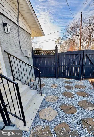 a view of wooden fence