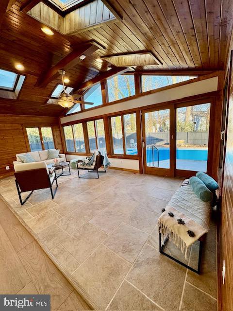 7023 Dolphin Road Lanham, MD 20706 - Photo 47 of 47 a living room with furniture and a floor to ceiling window