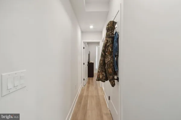a view of a walk in closet
