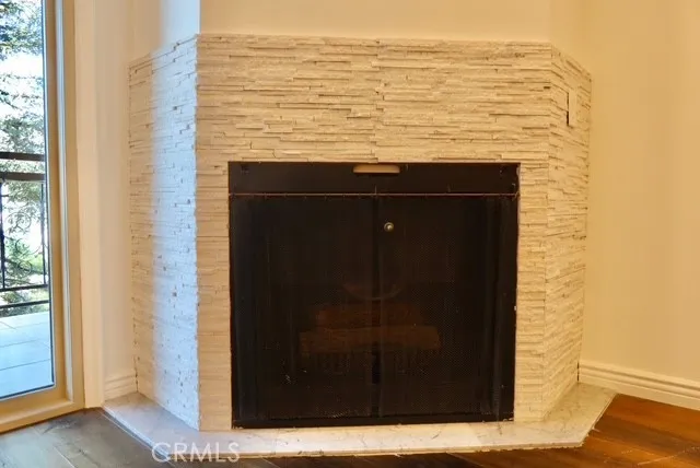 a view of wooden floor