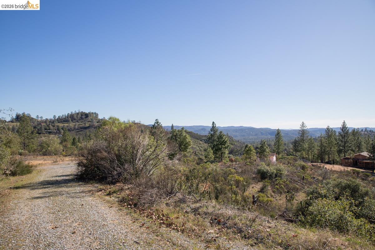 7329 Eagle View Drive Mountain Ranch, CA 95246 - Photo 5 of 11 a view of a dry yard with mountains in the background