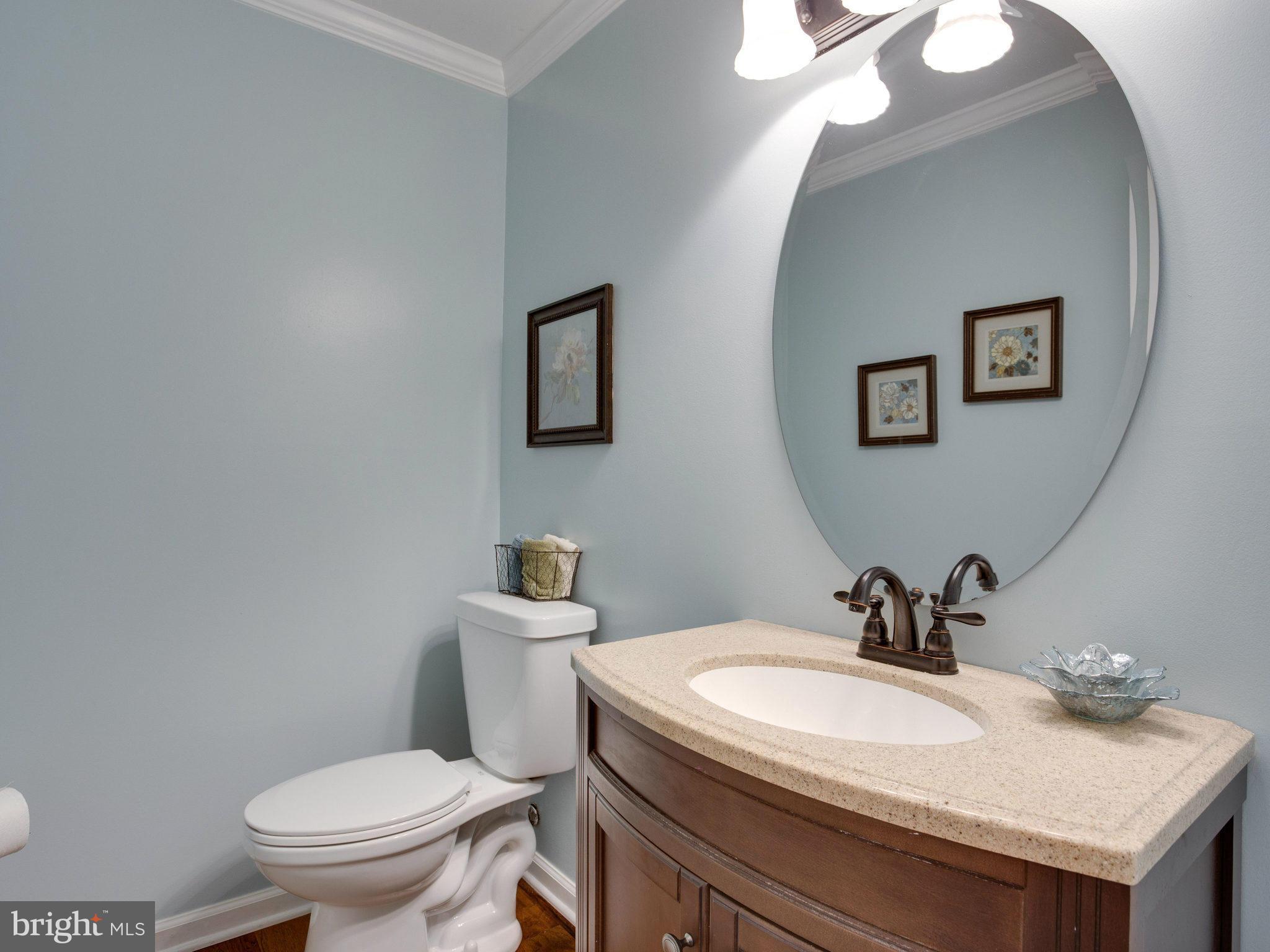 8231 Crown Court Road Alexandria, VA 22308 - Photo 16 of 30 a bathroom with a sink and a toilet