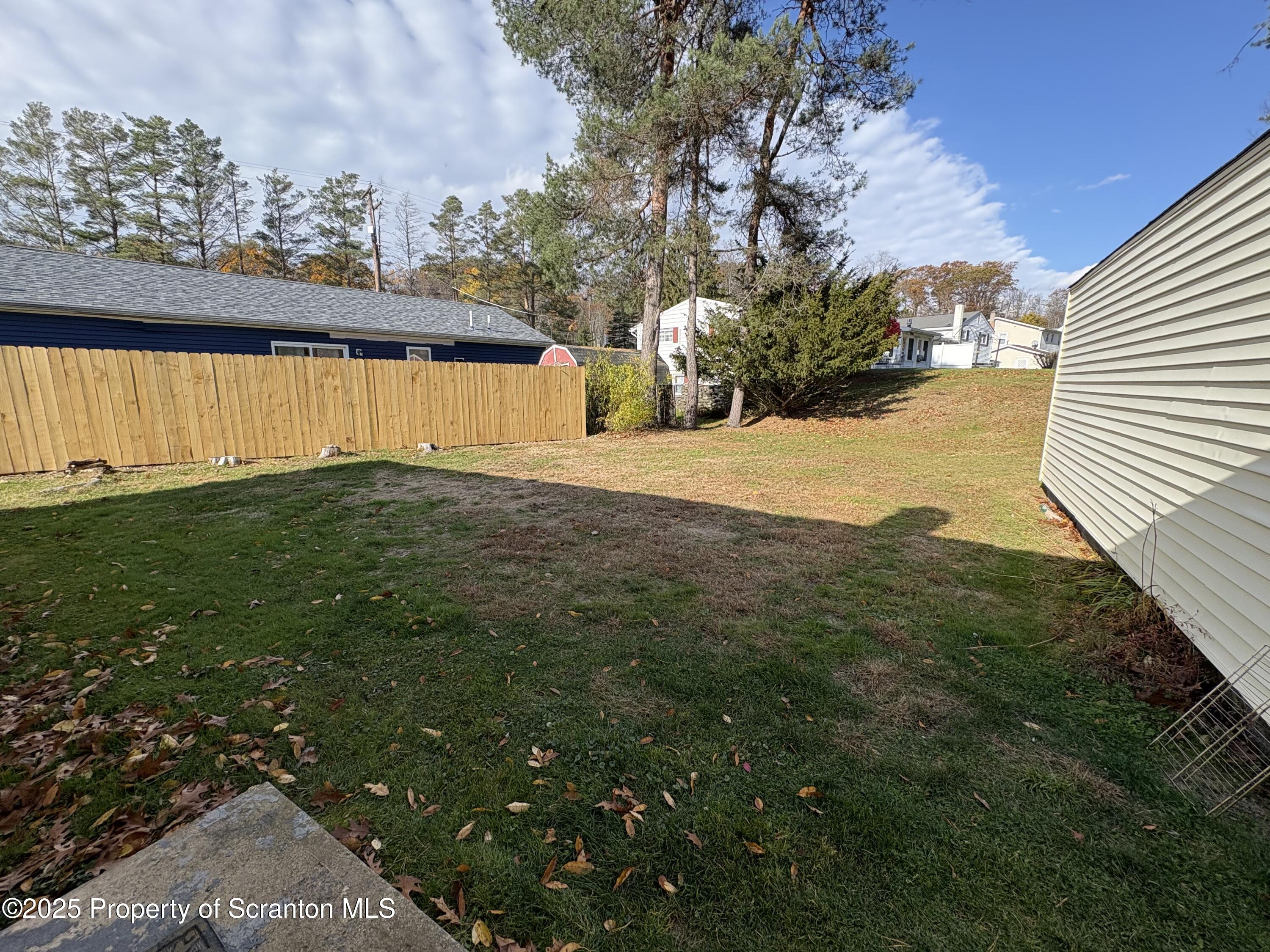 812 Old Winola Road Clarks Summit, PA 18411 - Photo 7 of 25 a view of back yard of the house