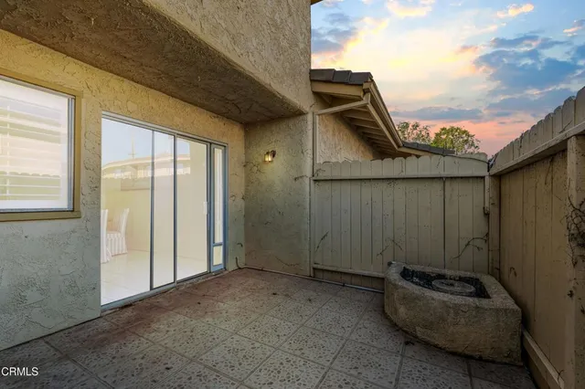 a backyard of a house