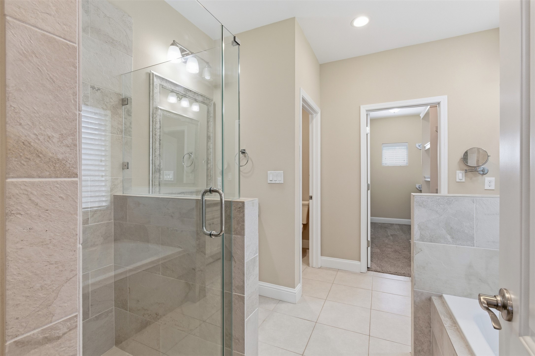 31602 Cypress Circle Waller, TX 77484 - Photo 15 of 32 a bathroom with a shower and a sink