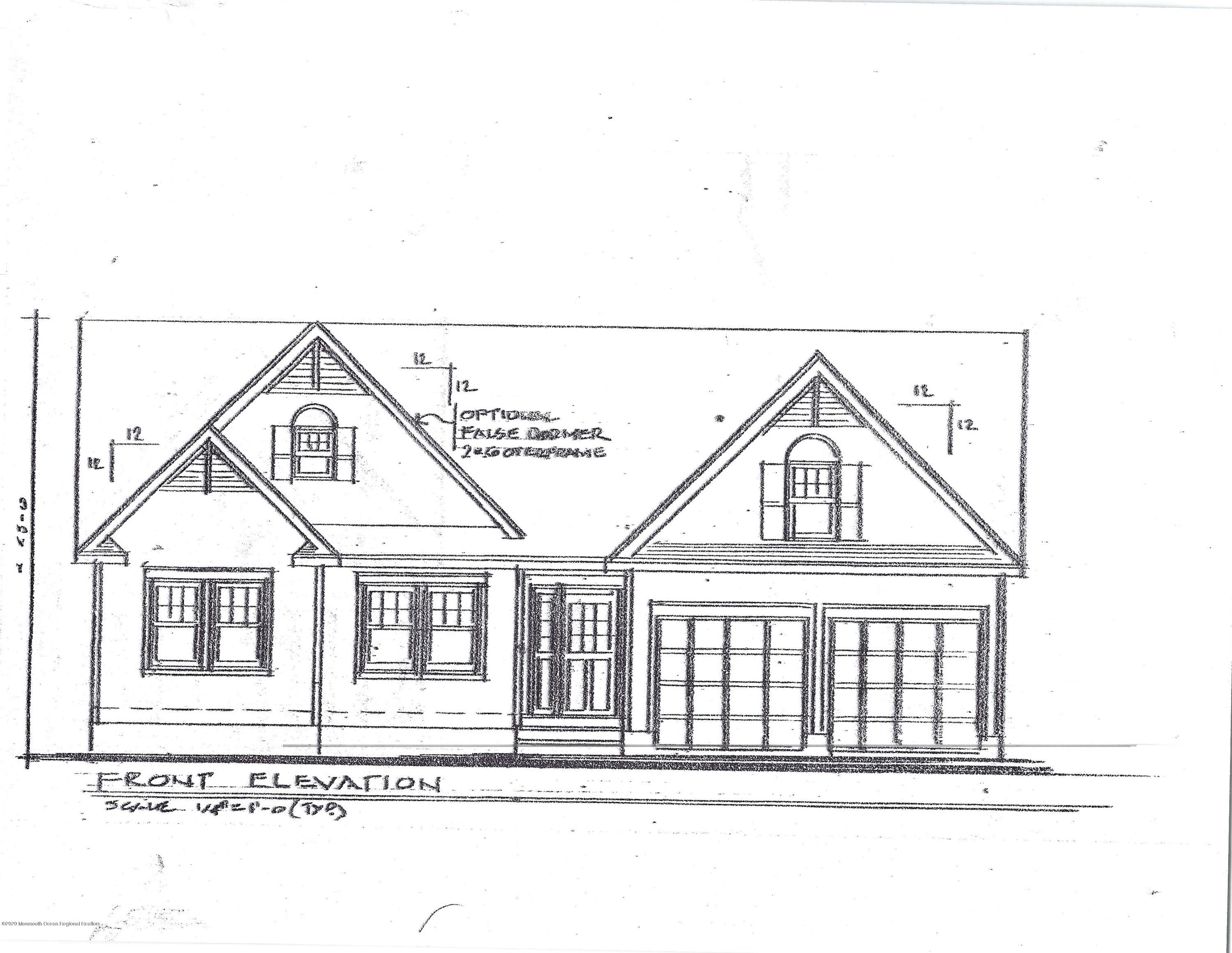 23 fire house front elevation