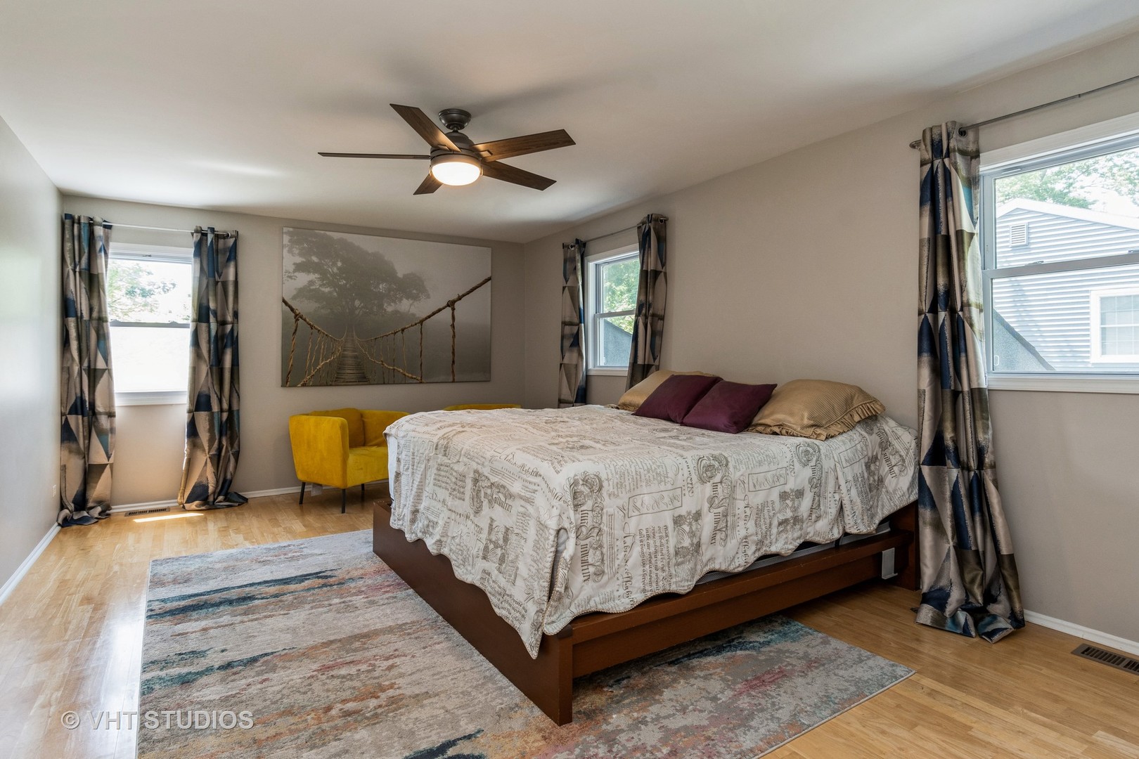 2272 Pontiac Circle Naperville, IL 60565 - Photo 5 of 14 a bedroom with a bed a mirror and a window