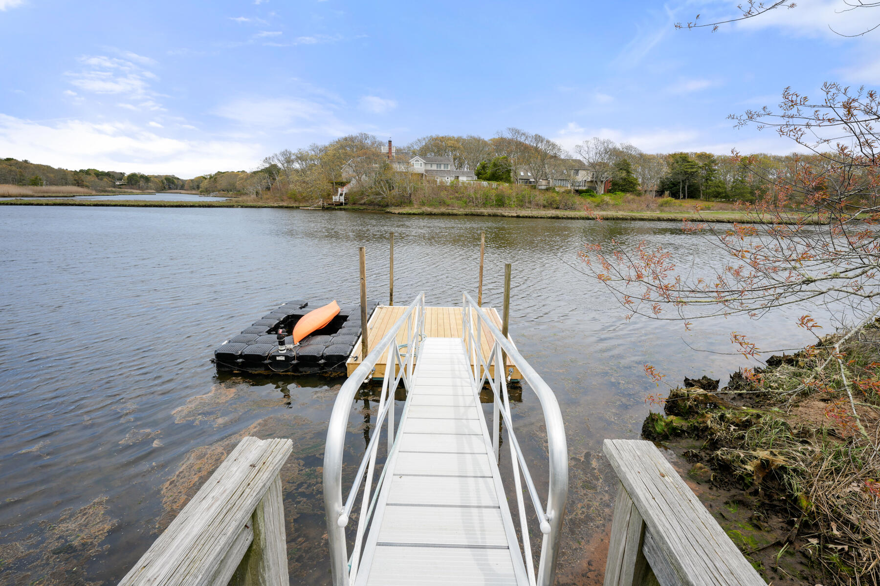 68 Waterman Farm Road Centerville, MA 02632 - Photo 4 of 47 a view of a lake with a ocean view