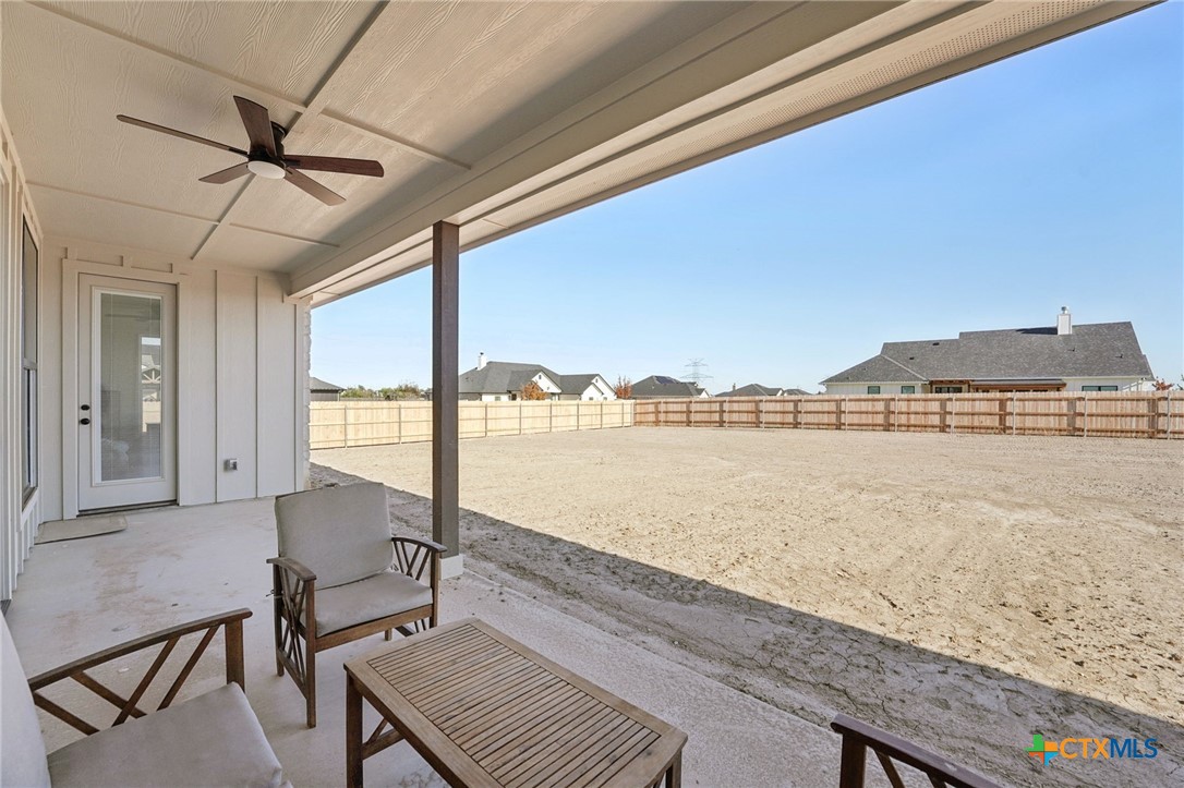 5207 Hollow Ranch Drive Salado, TX 76571 - Photo 34 of 37 a view of a balcony with an ocean view