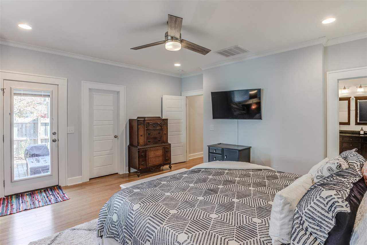 521 Mial Street Raleigh, NC 27608 - Photo 15 of 30 Primary Bedroom w/Patio Access