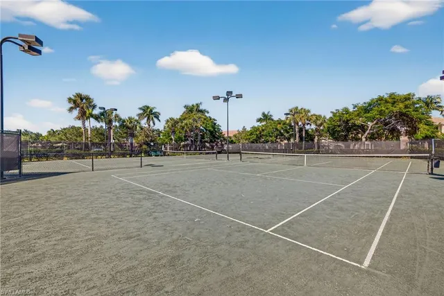 a view of swimming pool with outdoor seating