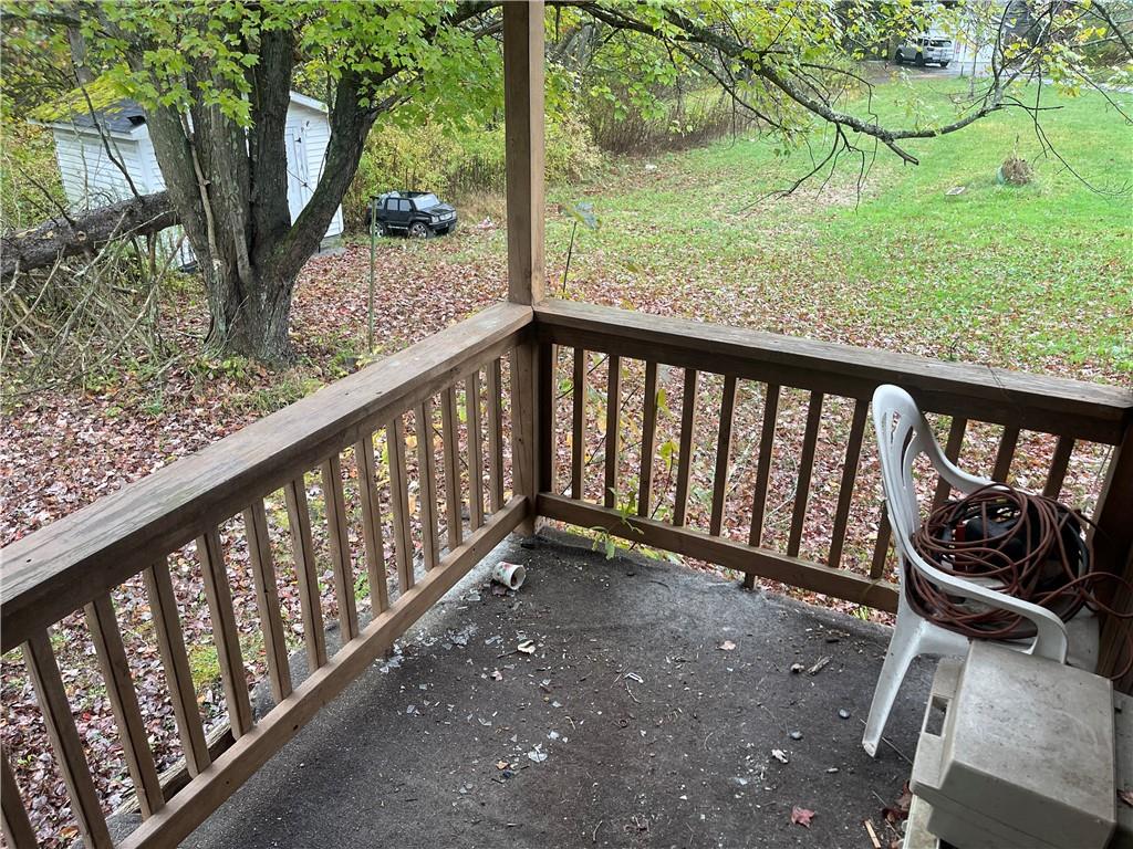 105 Mohawk Street Bruin, PA 16022 - Photo 15 of 16 a view of a porch with a yard