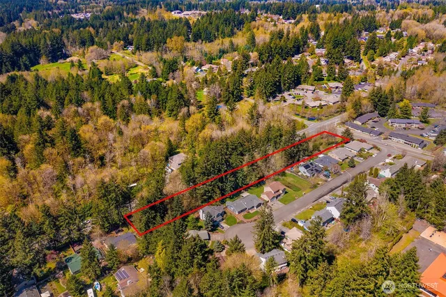 a view of city and mountain