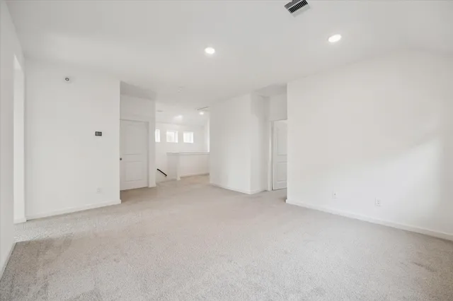 a view of an empty room