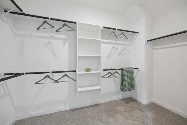 a view of a room with rack on the wall