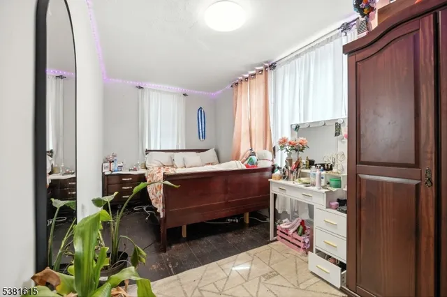 a room with window closet and a couch