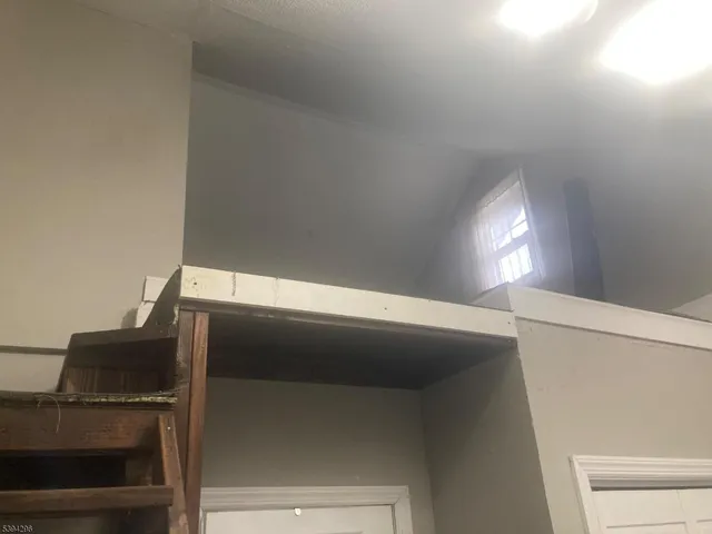 a close view of closet