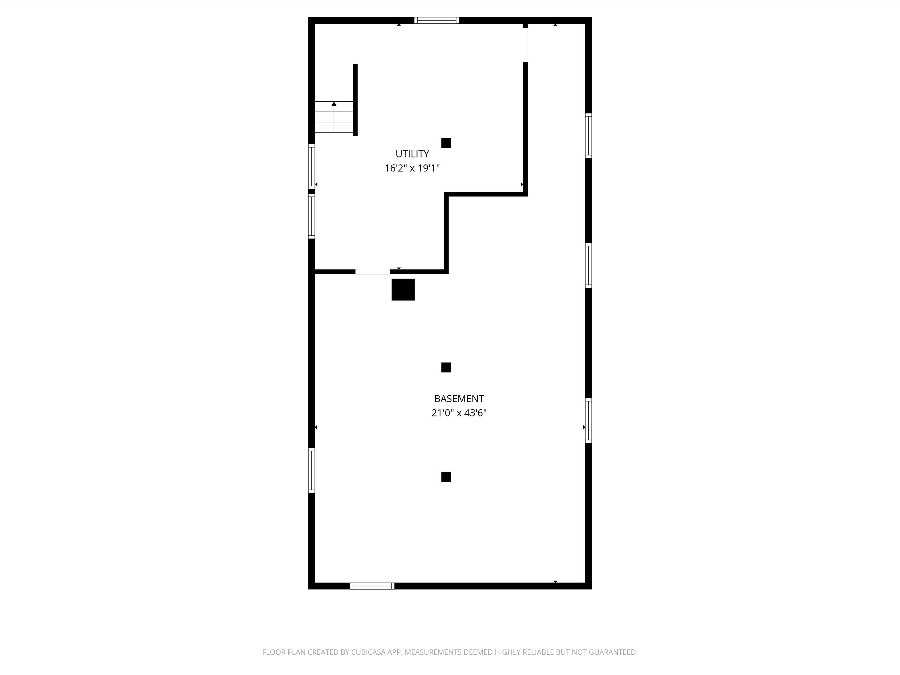 5543 North 34th Street Milwaukee, WI 53209 - Photo 36 of 37 Basement Floorplan