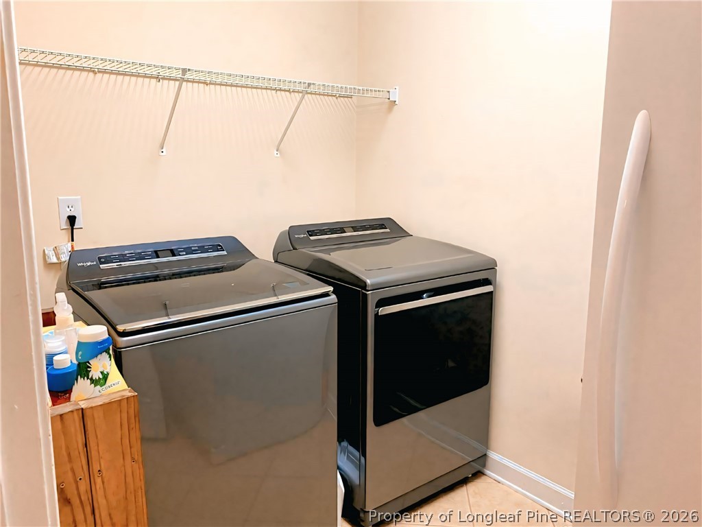 5236 Spreading Branch Road Hope Mills, NC 28348 - Photo 14 of 14 a utility room with dryer and washer