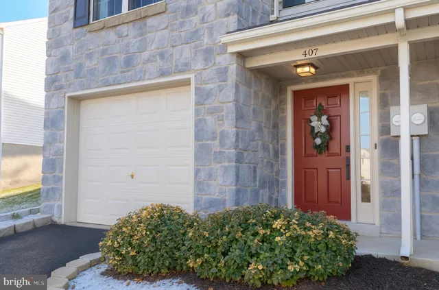 a view of front door of house