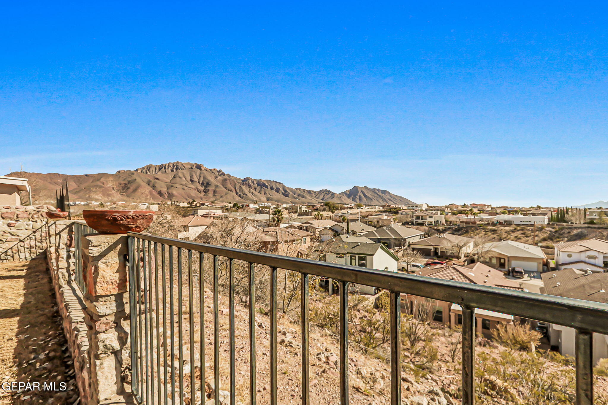 6336 Franklin Ridge Drive El Paso, TX 79912 - Photo 25 of 28 Backyard