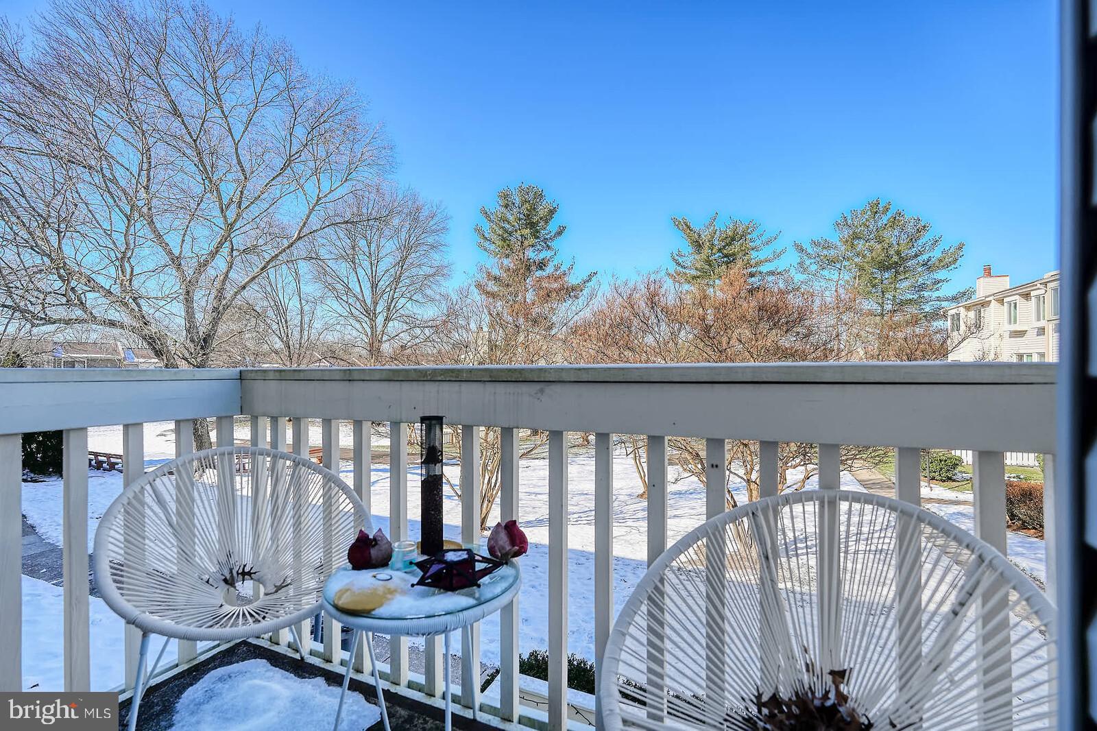 7900 Bentley Village Drive, Unit 11B Springfield, VA 22152 - Photo 5 of 42 Living room balcony.