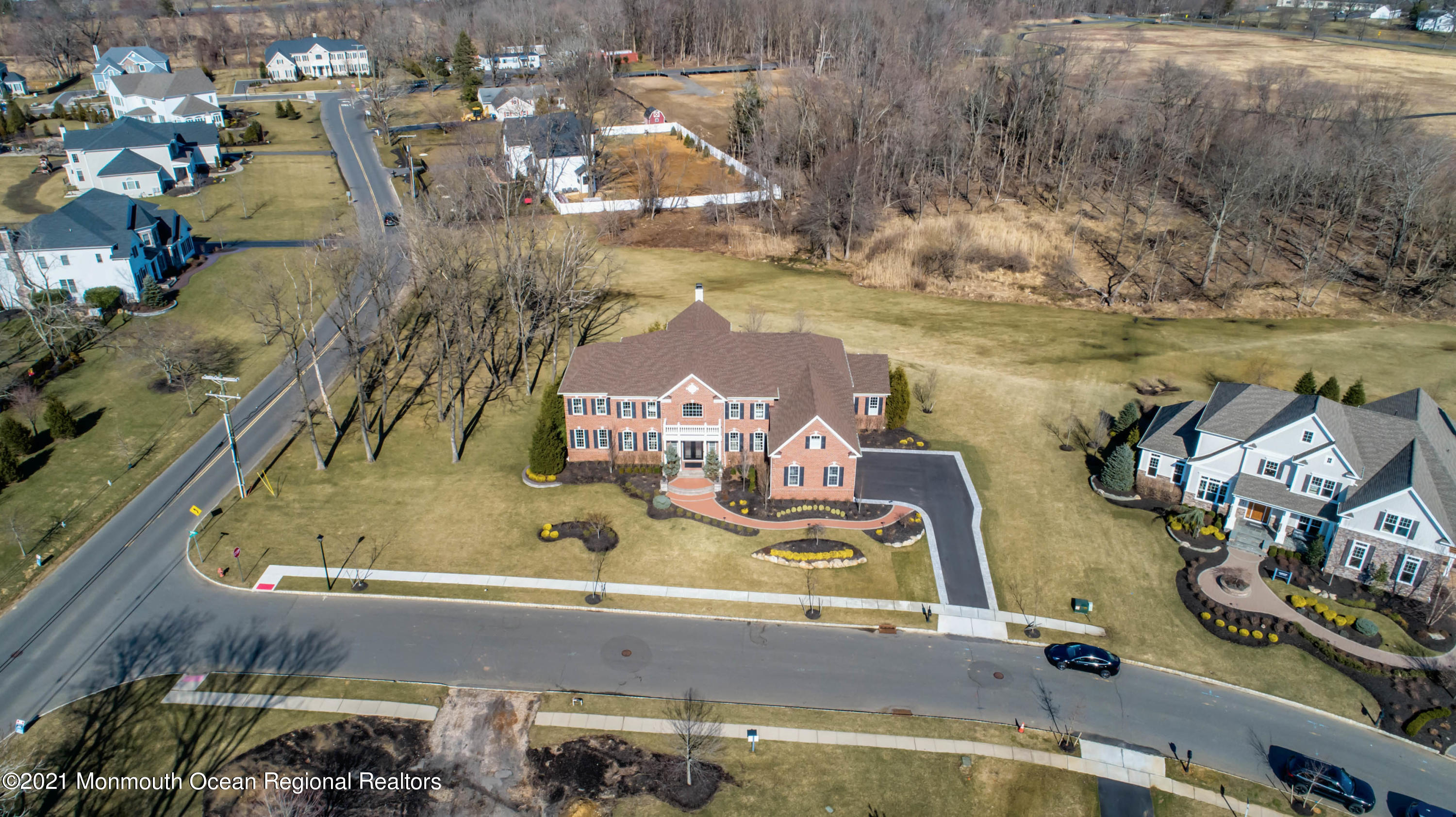 8 Strathmore Road Lincroft, NJ 07738 - Photo 71 of 76 71_8 Strathmore Rd Aerial-13