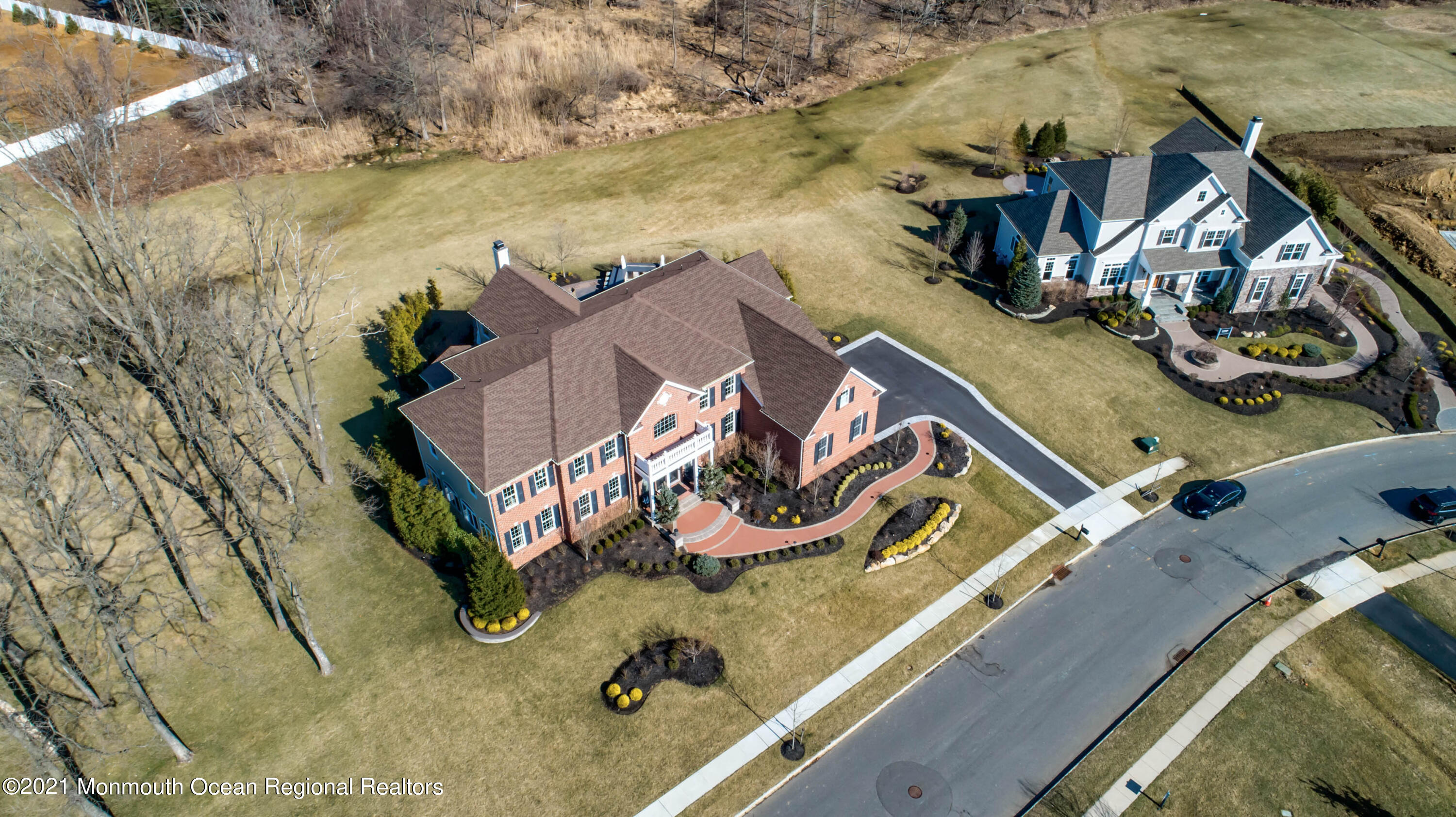 8 Strathmore Road Lincroft, NJ 07738 - Photo 72 of 76 72_8 Strathmore Rd Aerial-14