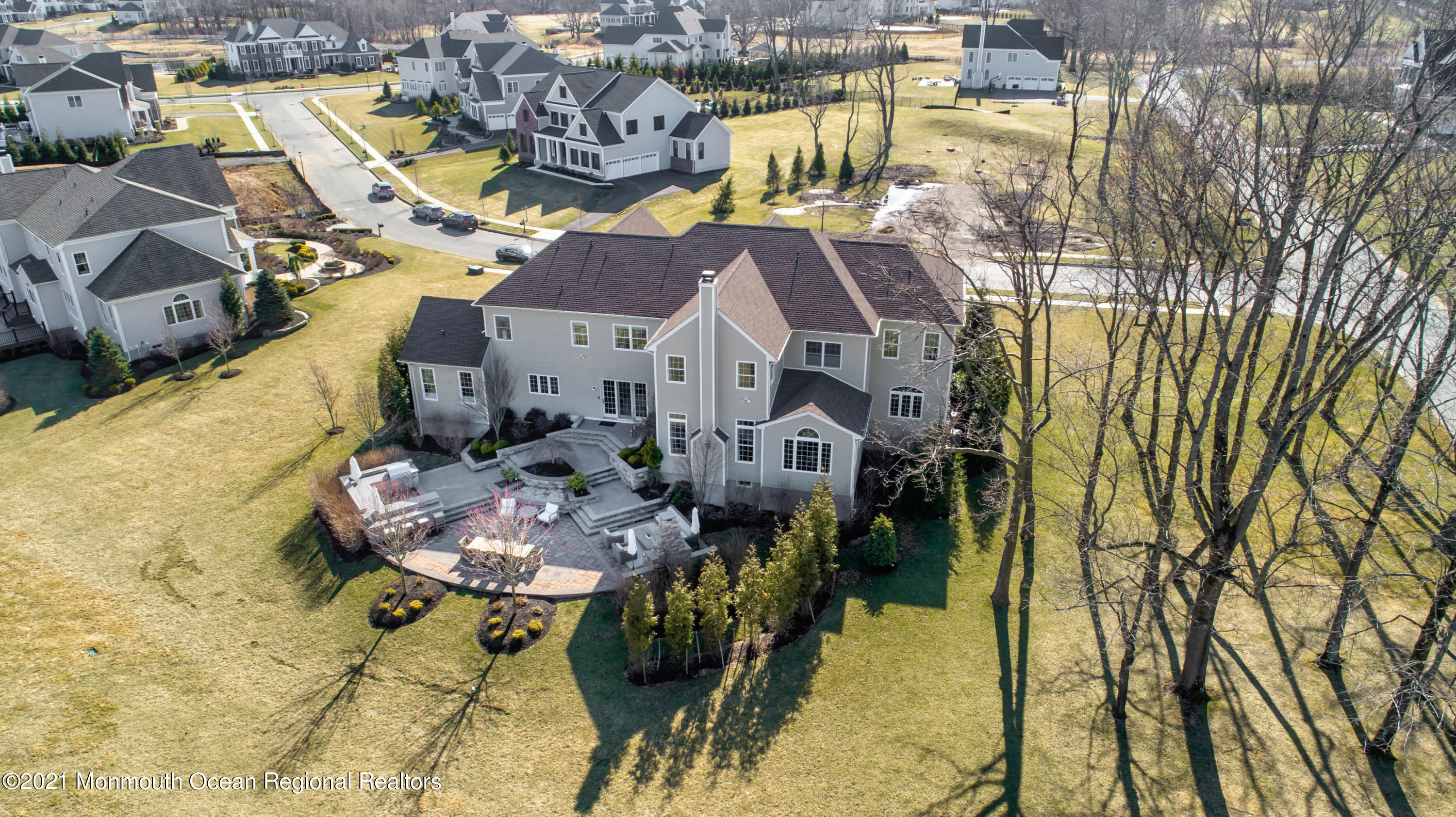 8 Strathmore Road Lincroft, NJ 07738 - Photo 73 of 76 73_8 Strathmore Rd Aerial-15