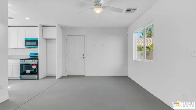 a view of empty room