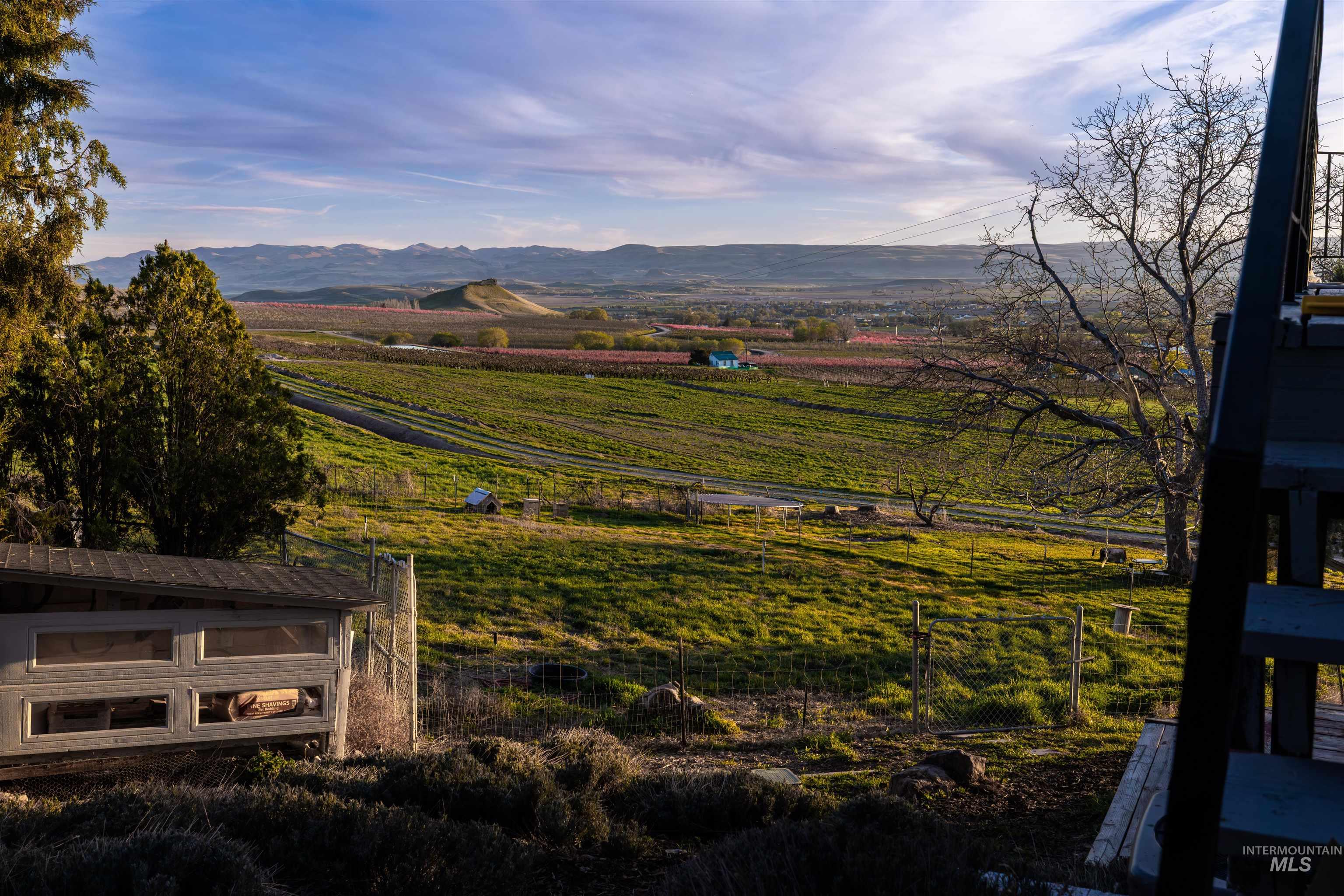 14526 Perfection Lane Caldwell, ID 83607 - Photo 23 of 24 Expansive agricultural landscape featuring rows of cultivated land and distant mountains