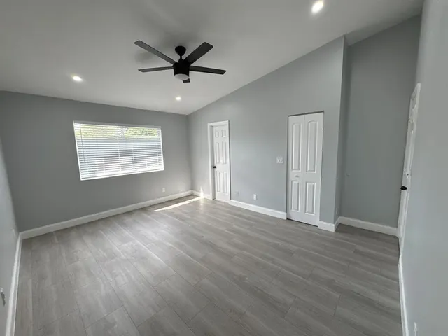 wooden floor in an empty room