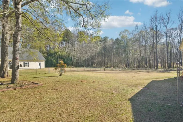 a view of swimming pool with an outdoor space