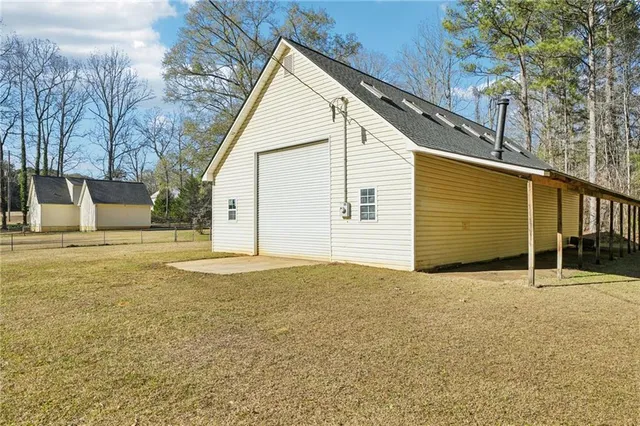 a picture of a wall with a picture of a park