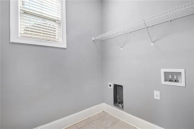 a view of a small space with window