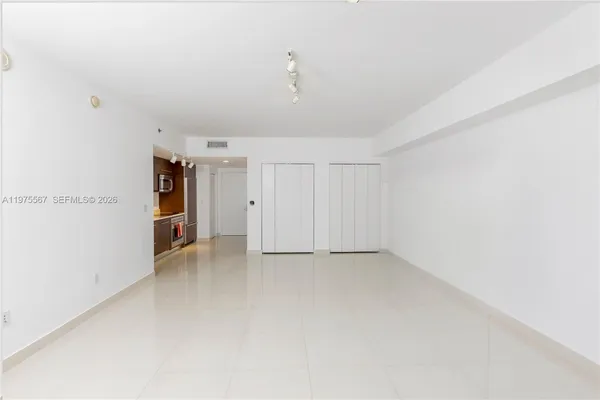 a view of an empty room