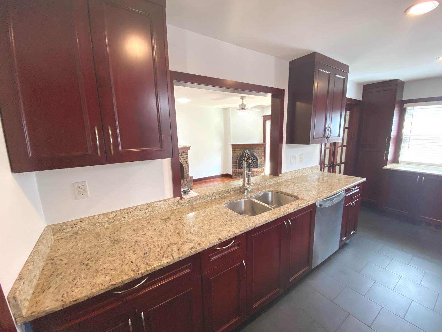 282 Seabury Road Bolingbrook, IL 60440 - Photo 8 of 41 a bathroom with a granite countertop sink and a large mirror
