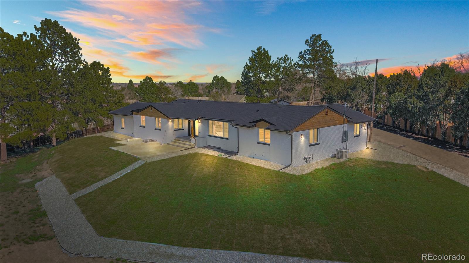 a view of a house with pool