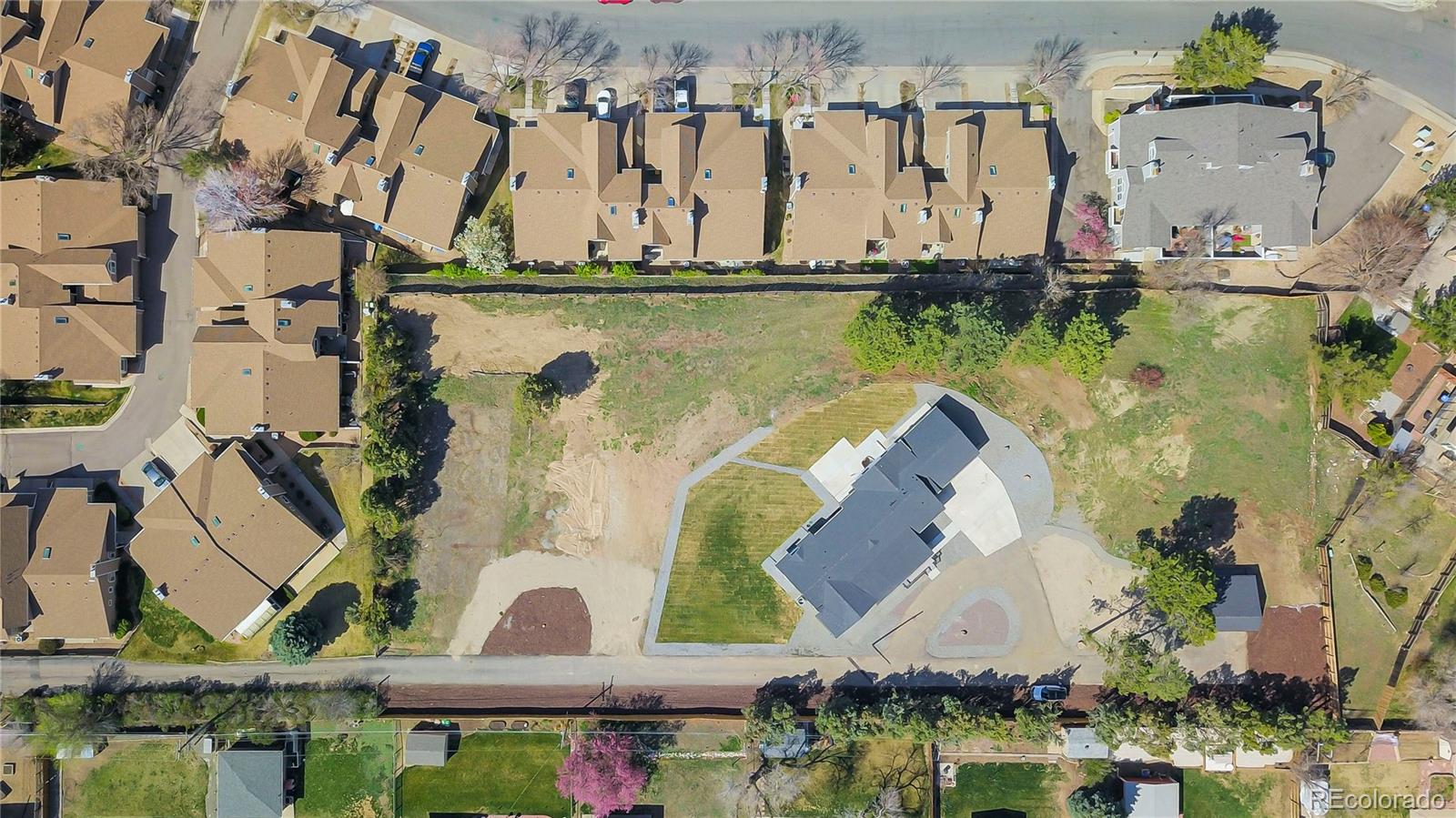 6766 Zenobia Loop Westminster, CO 80030 - Photo 49 of 50 an aerial view of residential house with outdoor space and swimming pool