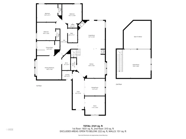 a picture of floor plan