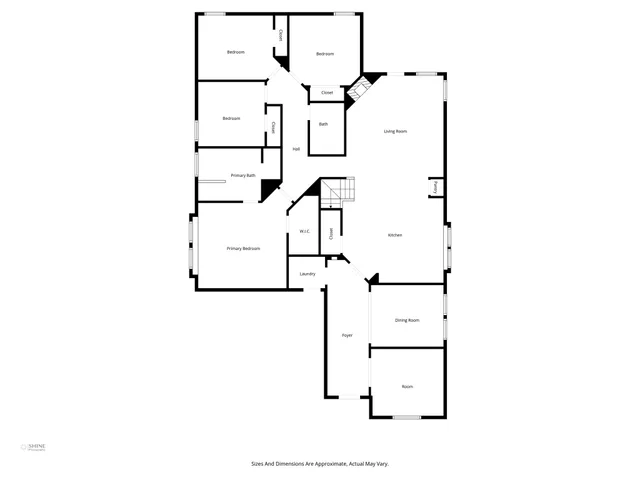 a picture of a bench in a window