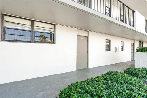 a view of front door