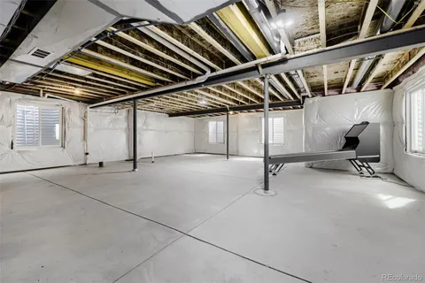 a view of under construction room and staircase