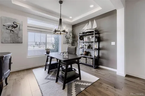 a view of a livingroom and dining room