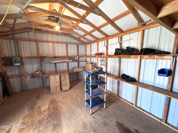 a view of a storage & utility room