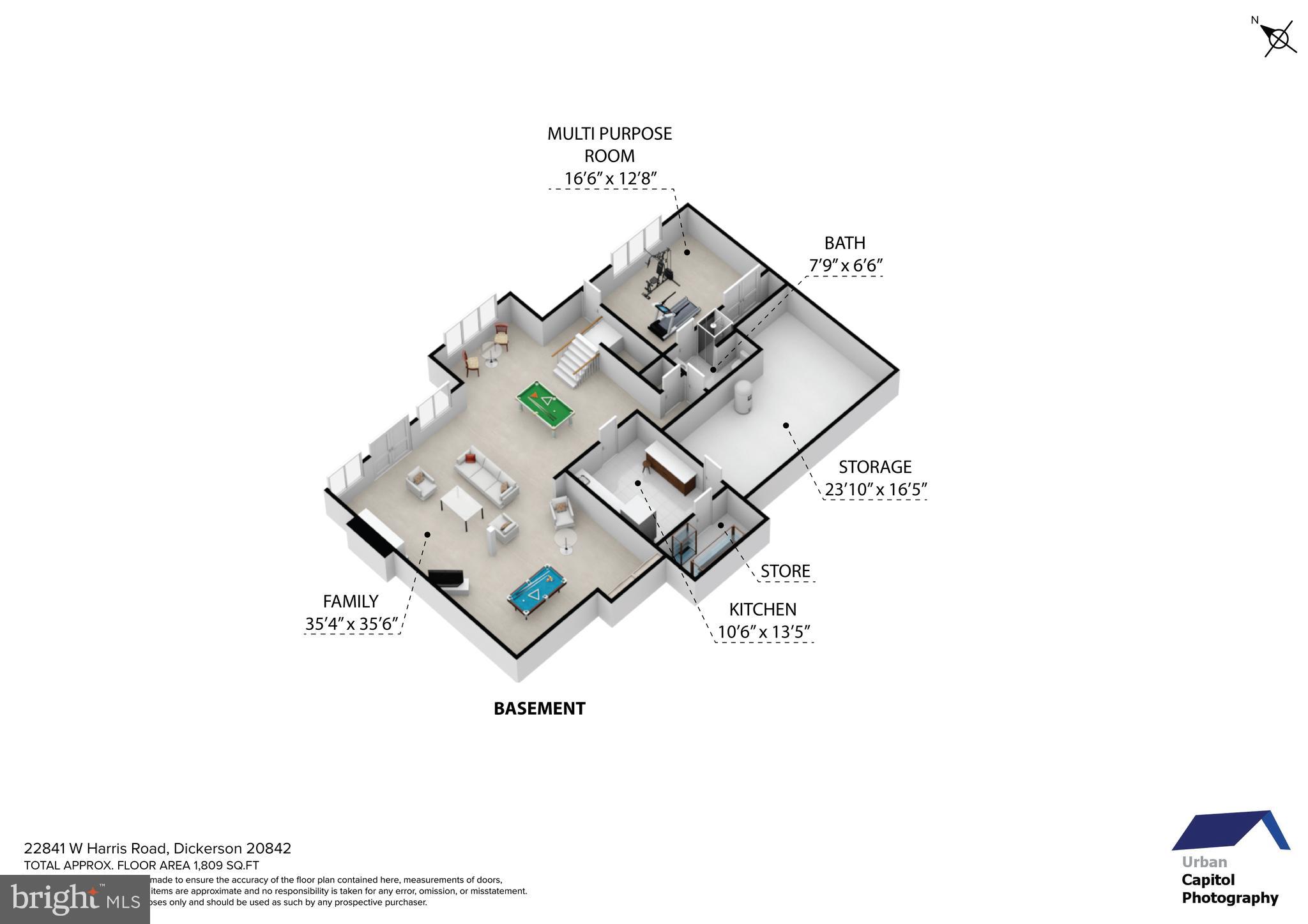 22841 West Harris Road Dickerson, MD 20842 - Photo 65 of 65 Lower level floor plan