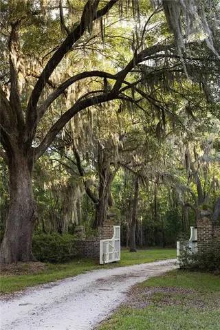 a view of a lake with a mountain view