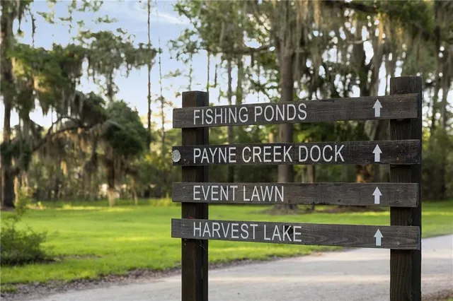 a view of a chairs and table in the back yard